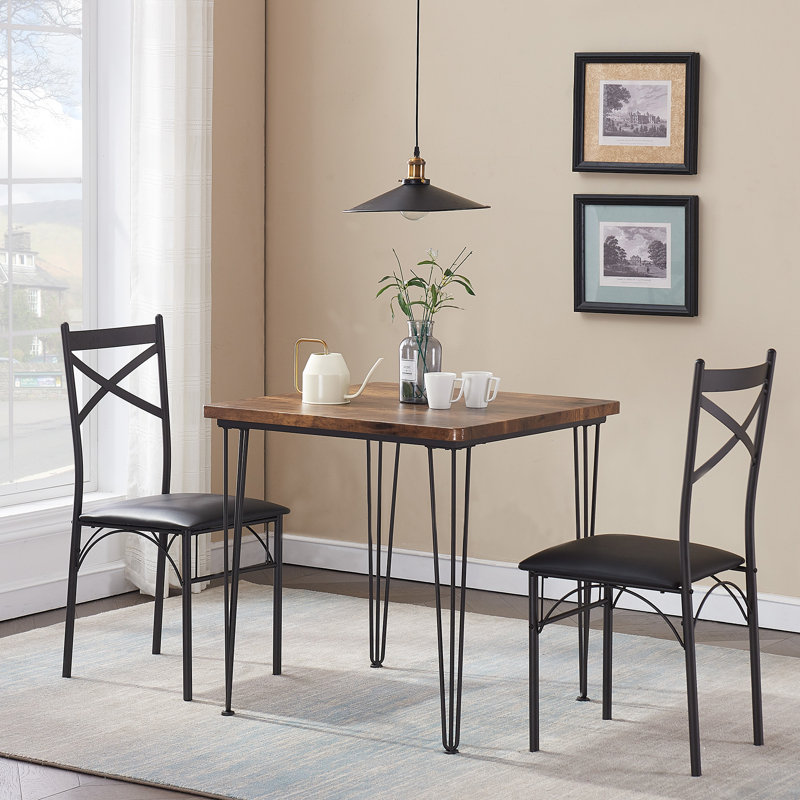 Gracie Oaks Tribal 3 Piece Breakfast Nook Dining Set & Reviews Wayfair